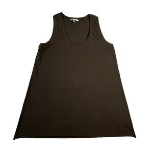 CAbi Sleeveless Scoop Neck Cotton Blend Tunic Tank Top Size Medium Style # 565